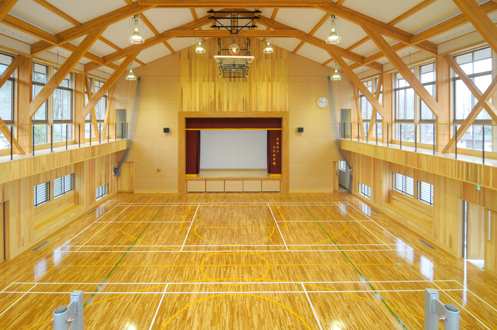 白石工務店｜施工事例｜えひめ学園　体育館新築工事｜No.4