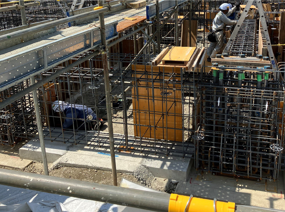 白石工務店｜施工事例｜建築型枠  工場倉庫基礎型枠工事｜No.2