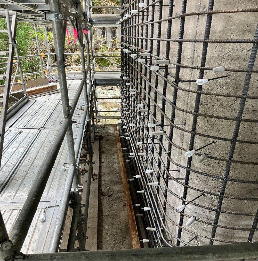 白石工務店｜施工事例｜土木型枠 橋脚耐震補強の型枠工事｜No.2