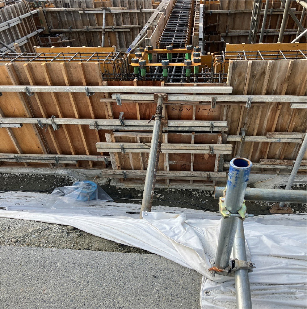 白石工務店｜施工事例｜建築型枠  工場倉庫基礎型枠工事｜No.3