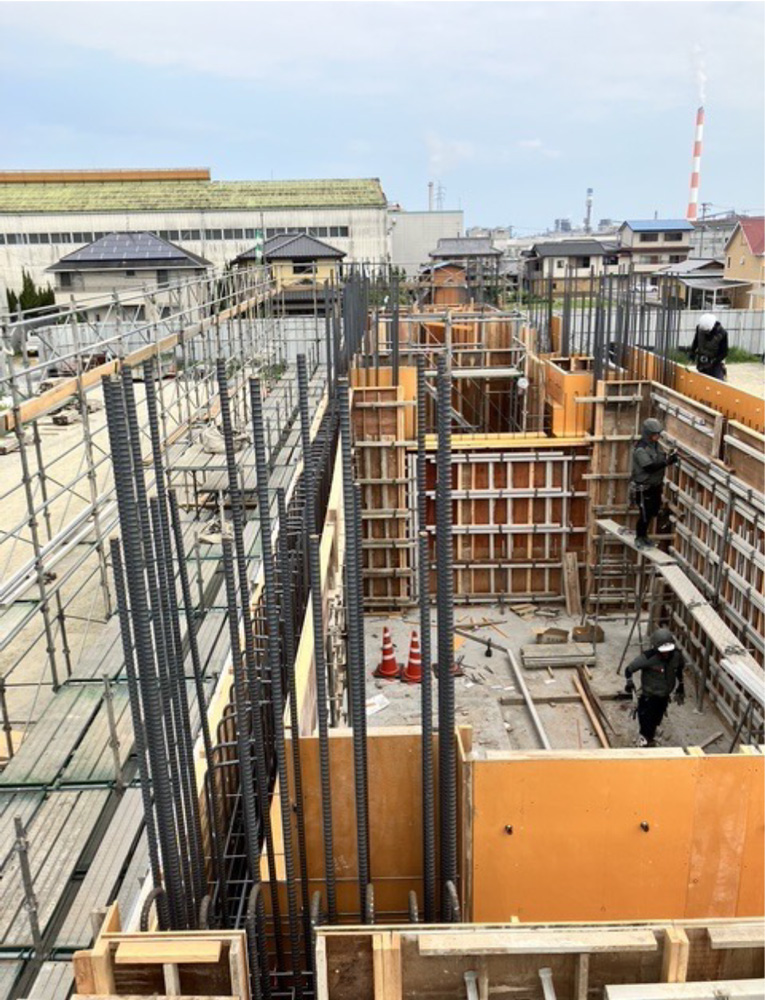 白石工務店｜施工事例｜建築型枠  新築事務所型枠工事｜No.2