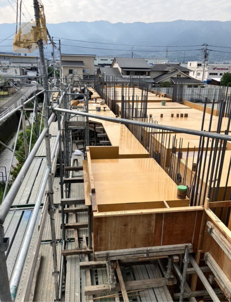 白石工務店｜施工事例｜建築型枠  新築事務所型枠工事｜No.3