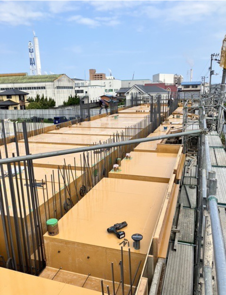 白石工務店｜施工事例｜建築型枠  新築事務所型枠工事｜No.4