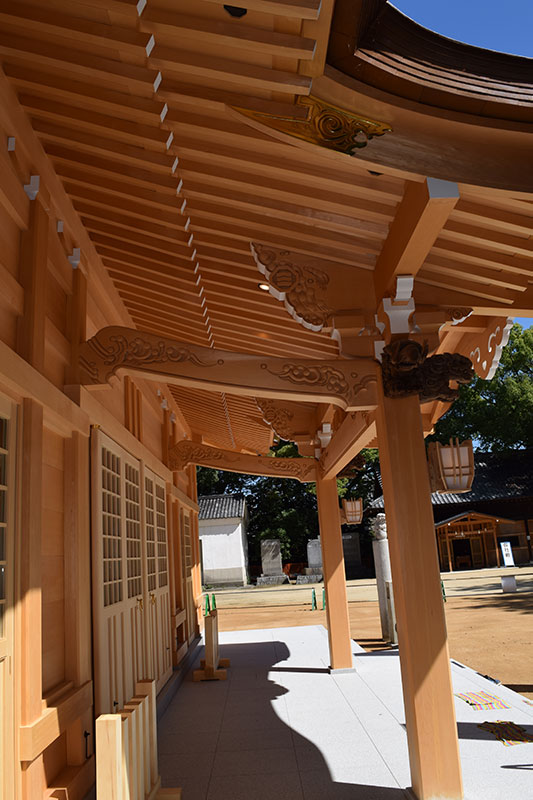 白石工務店｜施工事例｜一宮神社　社殿　新築工事｜No.8