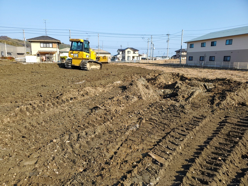 白石工務店｜施工事例｜造成工事①｜No.1