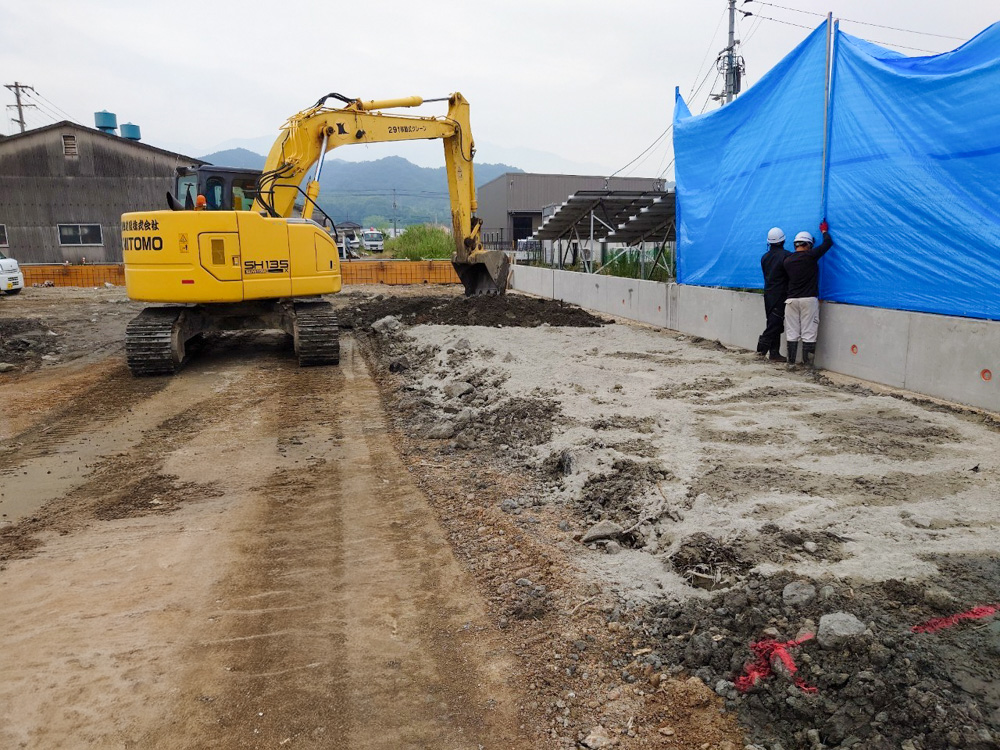 白石工務店｜施工事例｜造成工事②｜No.5
