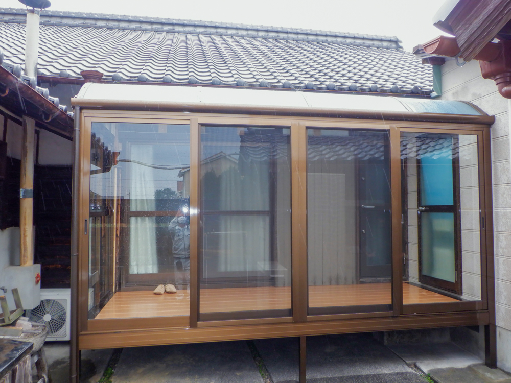 画像：Ｓ様邸　ガーデンルーム工事