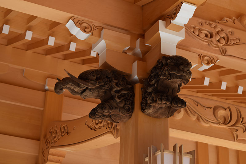 白石工務店｜施工事例｜一宮神社　社殿　新築工事｜No.5